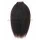  Italian yaki and kinky straight human hair machine made wefts