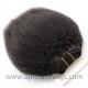  Italian yaki and kinky straight human hair machine made wefts