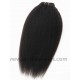  Italian yaki and kinky straight human hair machine made wefts