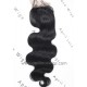 Brazilian virgin hair body wave silk base top closure-W56312