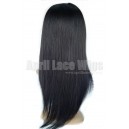 【silicone silk top】Indian remy human hair Light yaki Full lace wigs-BW0190