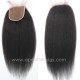 Indian remy italian Yaki Silk Base Top Closure-W56314