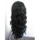 Indian remy human hair French Curl stock lace front wig-bw0035