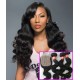 Brazilian Virgin Human hair natural color 3 Wefts and 1 Silk Top Closure-WC01