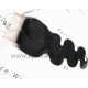 Brazilian virgin body wave natural color human hair lace closure-LC02