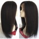 Virgin hair natural color Italian yaki/Kinky straight full lace wig-bw0039