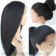Virgin hair natural color italian yaki glueless 360 lace wig--BW0180