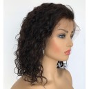 【Clearance】12 inches virgin hair curly bob 13*6 lace front wig-c14425