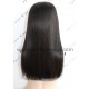silk straight long blunt cut glueless 360 wig with preplucked hairline BW1111