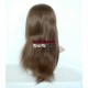 indian remy silk straight human hair glueless lace front wig-LW2004