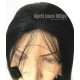 Indian Remy Yaki straight full lace silk top wig-LW8002