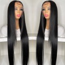 On Sale 26" Full Lace Wig 130% Straight Brazilian Virgin Human Hair CC11
