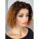 Ready Go Wig pre colored 180% DENSITY 10 INCH Ombre brown BOB 5X5 LACE CLOSURE WIG BOB11