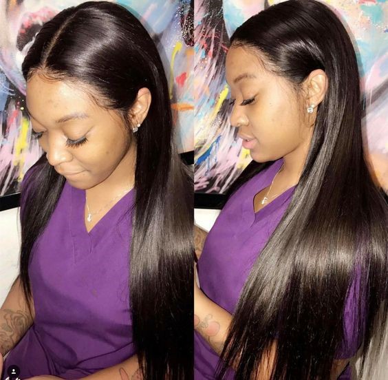 Chinese virgin silky straight hair full lace wigs for black women Chinese virgin silky straight hair full lace wigs for black women