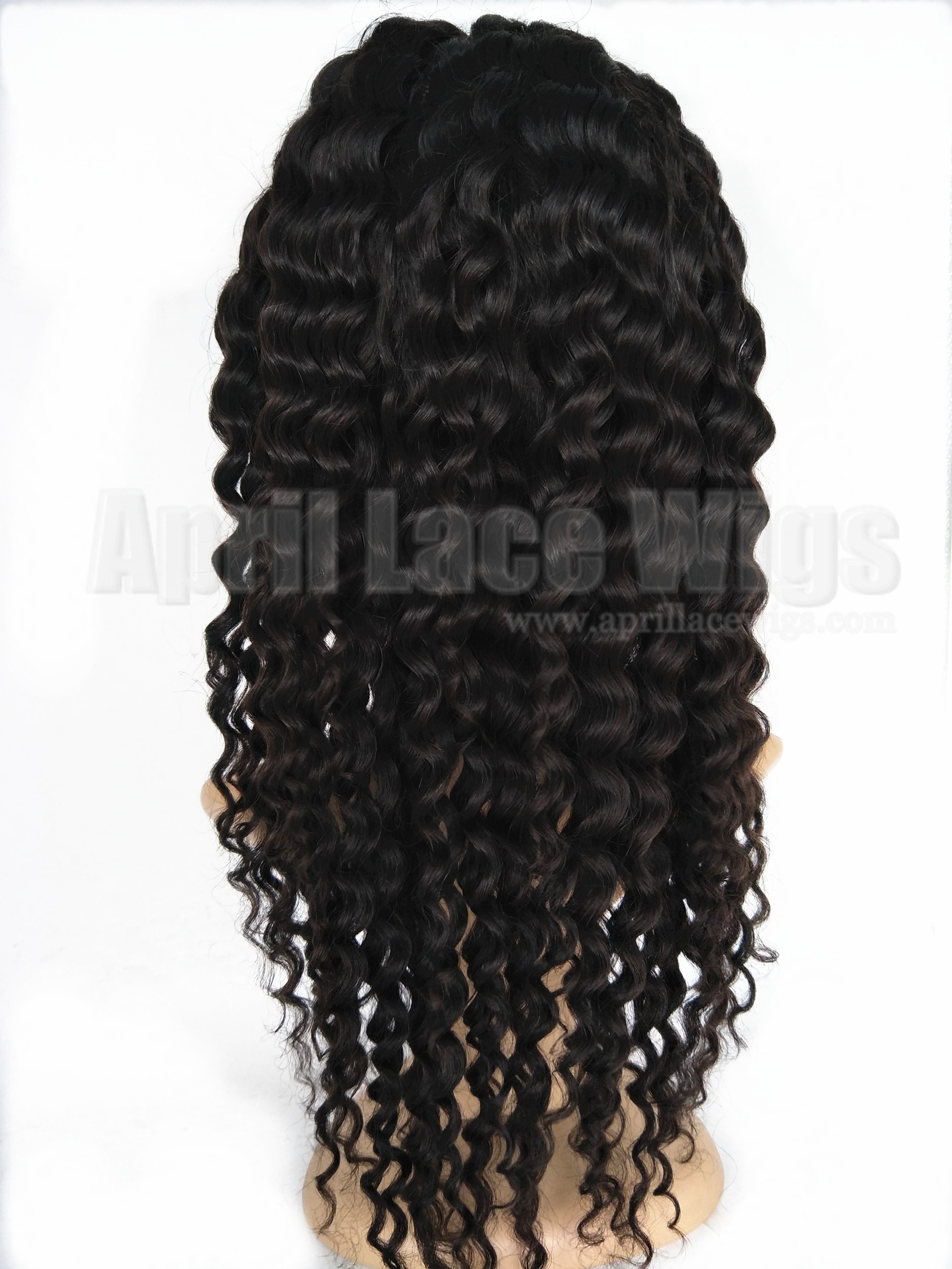 virgin hair curly full lace wig