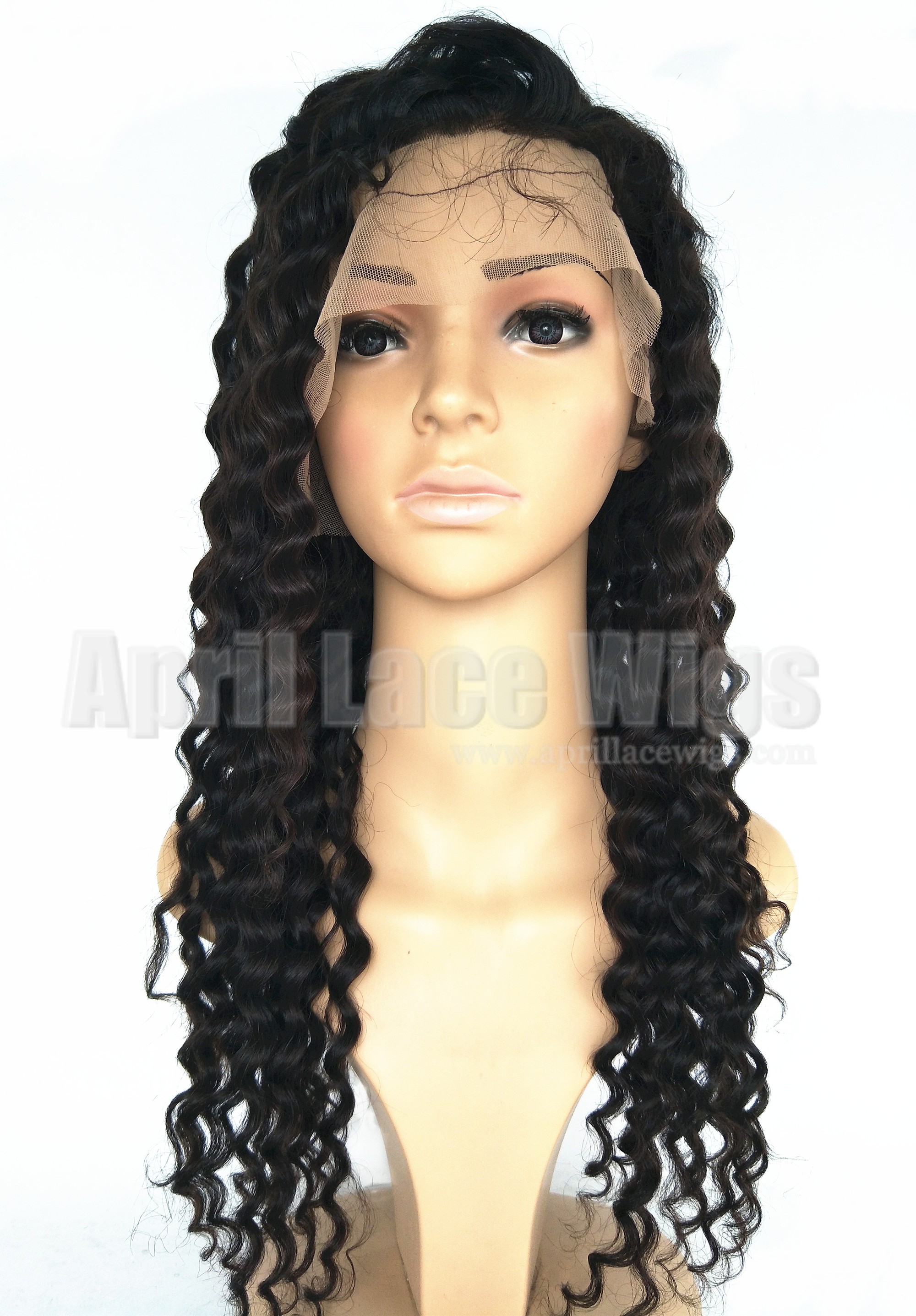 virgin hair curly full lace wig