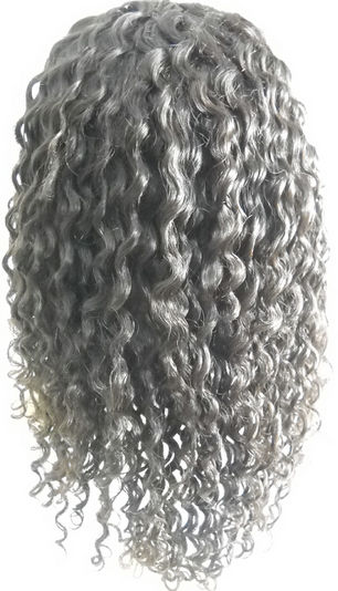 6mm curly full lace wig