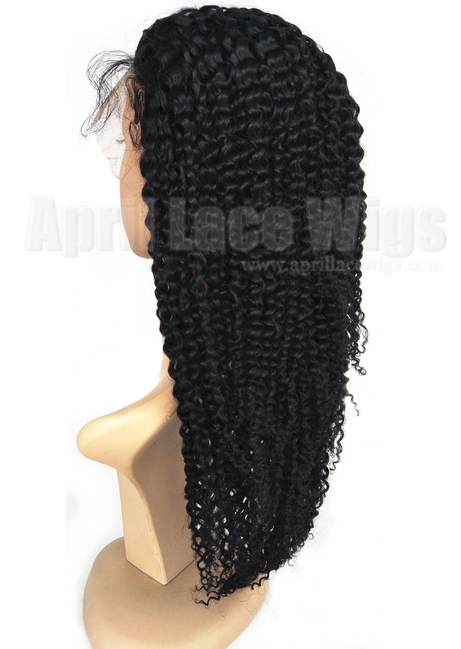 Jerry curl lace front wig for black women