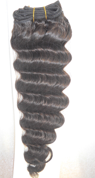 Human hair machine wefts