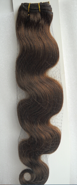 Human hair machine weft