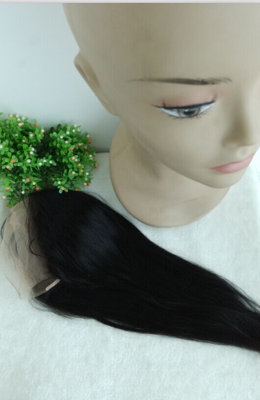 Silk straight lace frontal