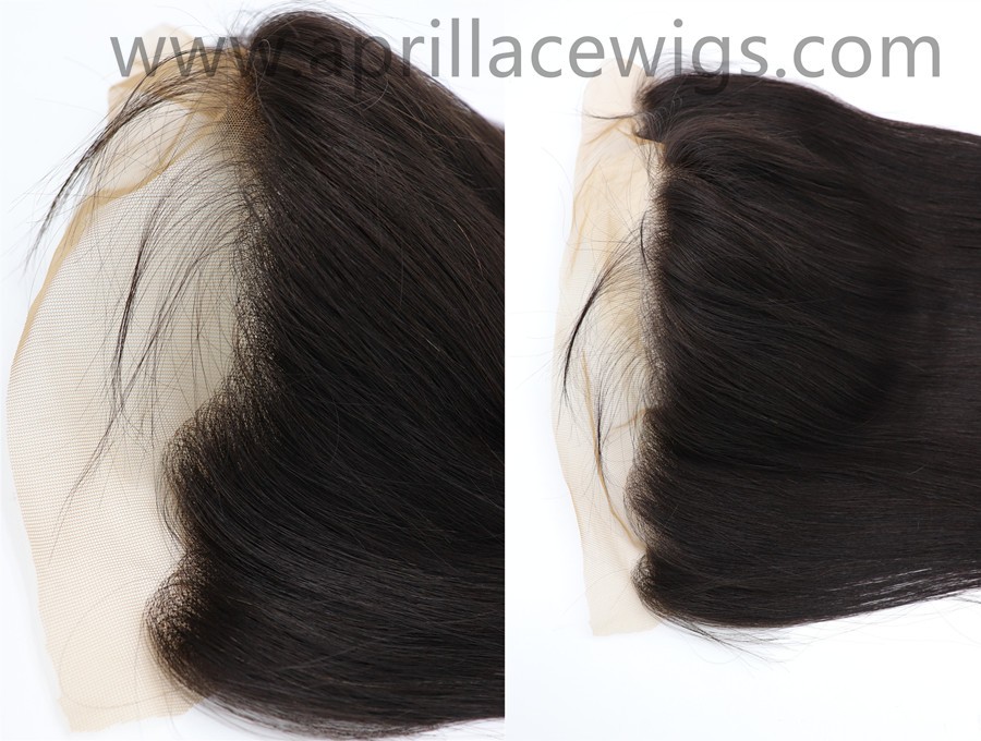 Silk straight lace frontal