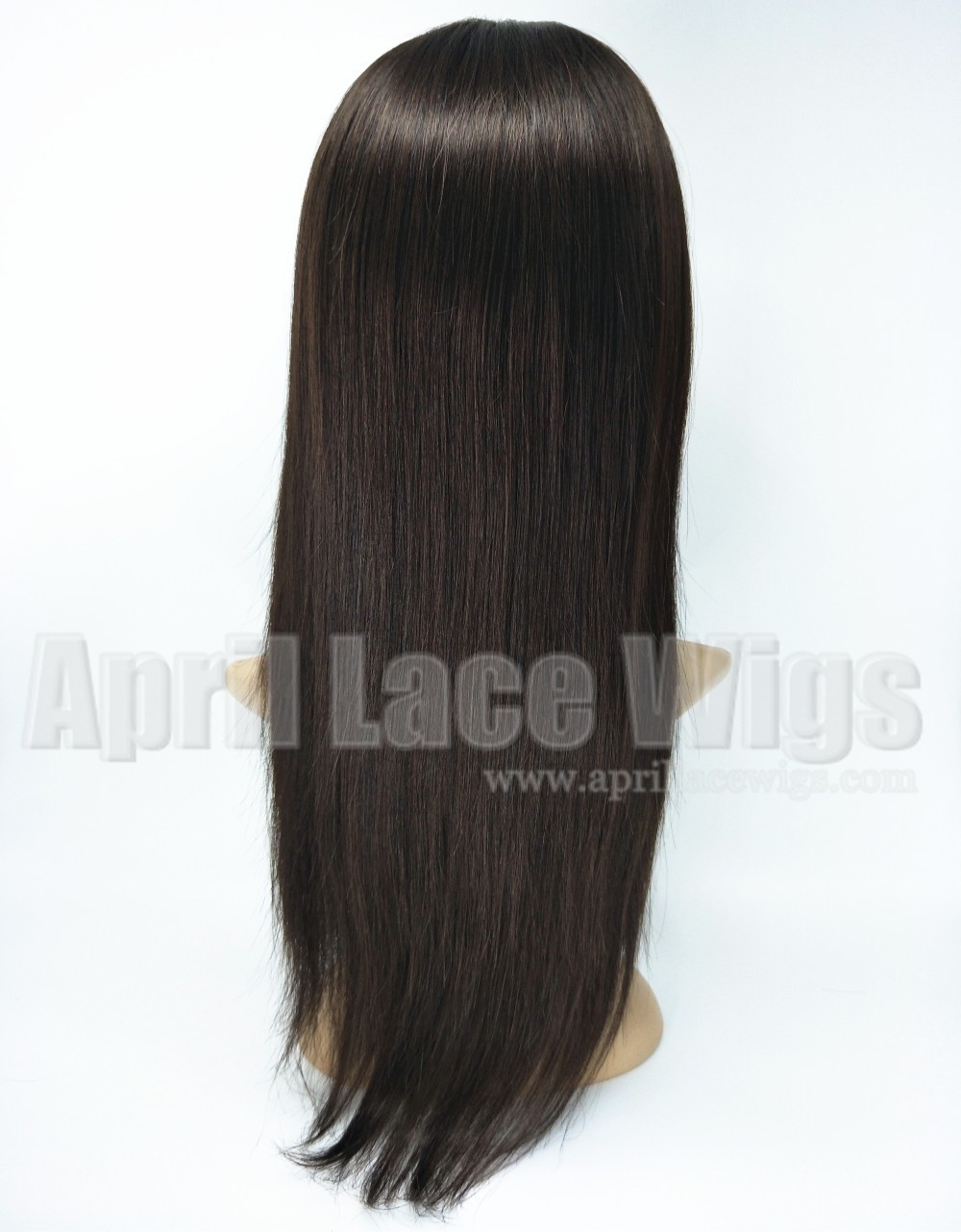 Indian virgin human hair full lace wigs with bangs