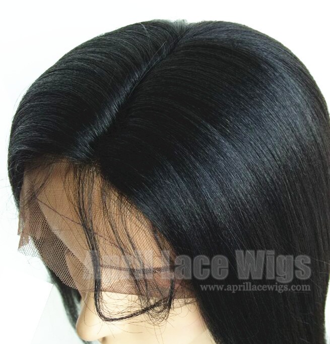 light yaki glueless full lace wig