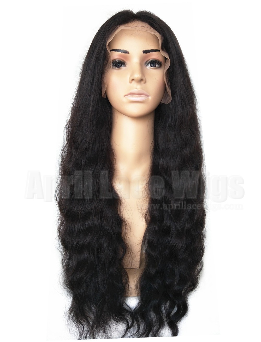 Malaysia virgin human hair 150 density silk top glueless full lace wig