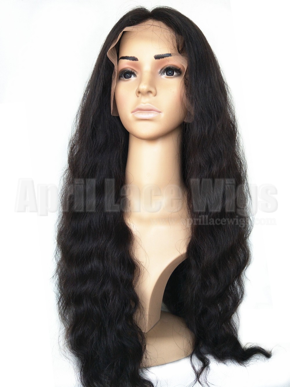 Malaysia virgin human hair 150 density silk top glueless full lace wig