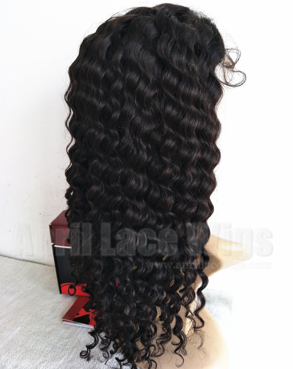 curly human hair lace front wig