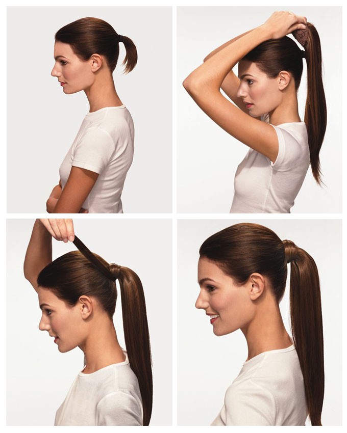 how to wear ponytail