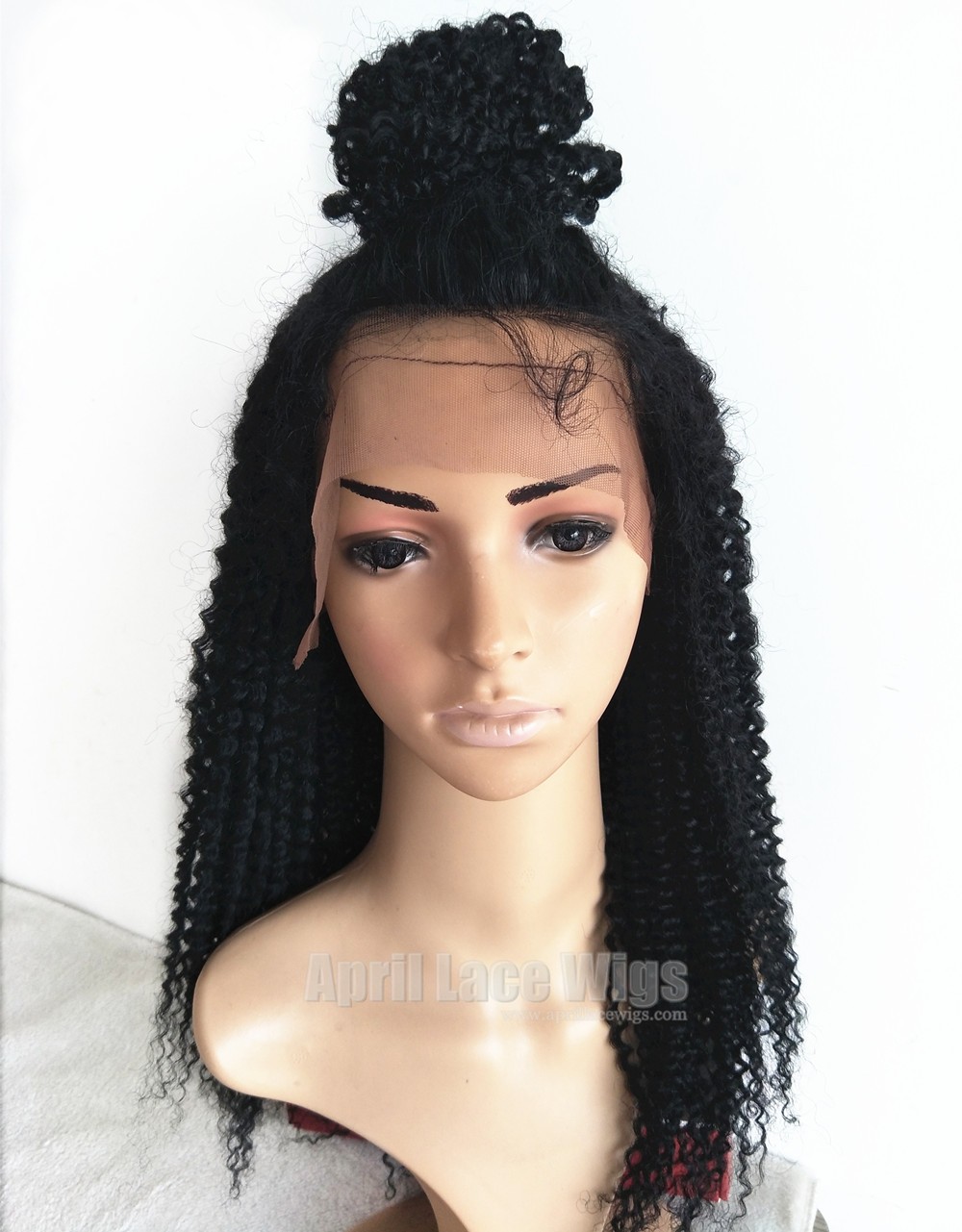 jerry curl full lace wig silk top