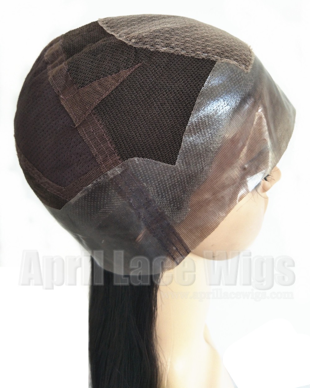 Thin skin full lace wig with silk top Poly PU