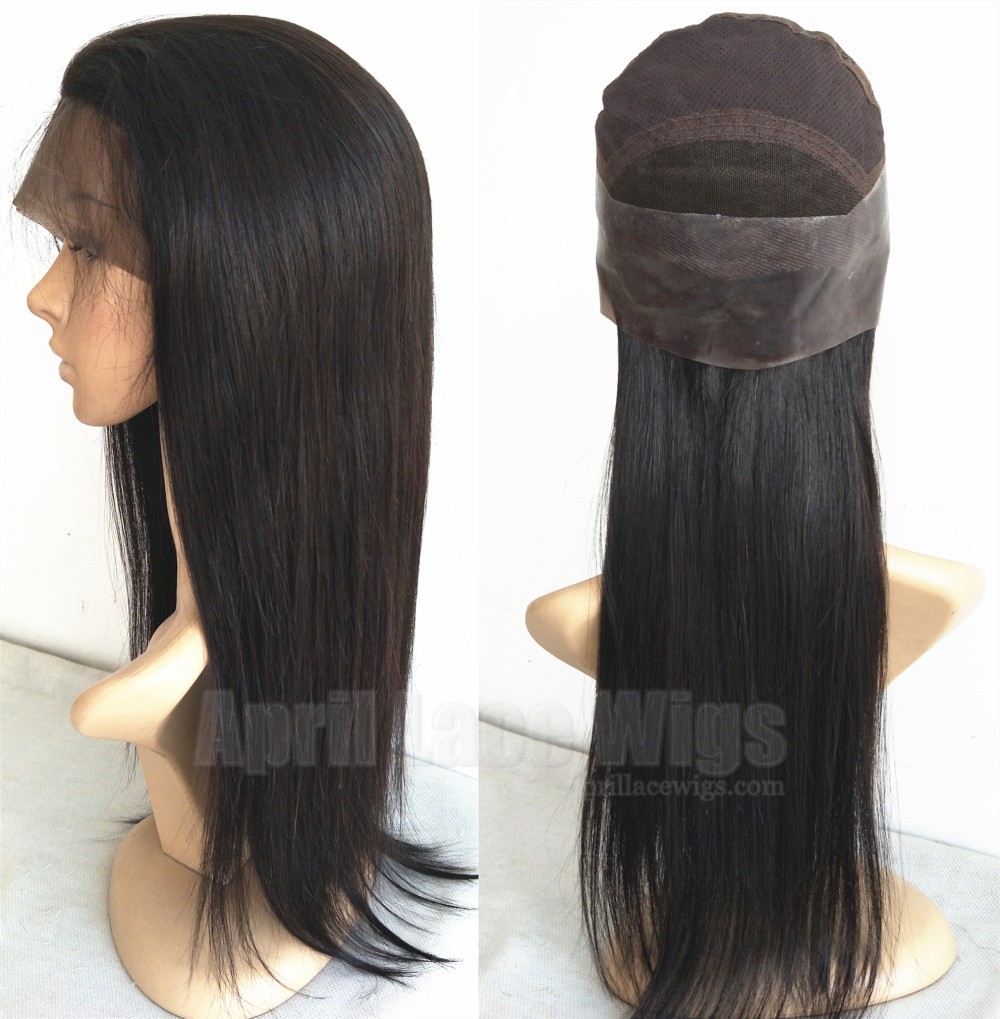 Thin skin full lace wig with silk top Poly PU