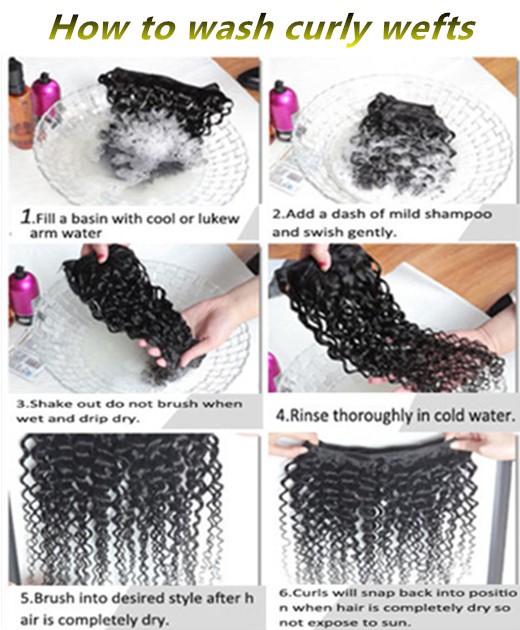 how to clean wefts