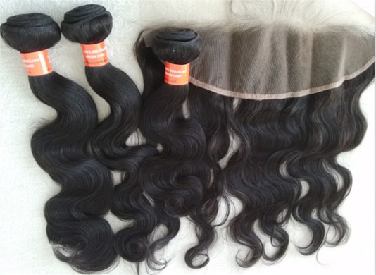 Brazilian virgin body wave hair wefts