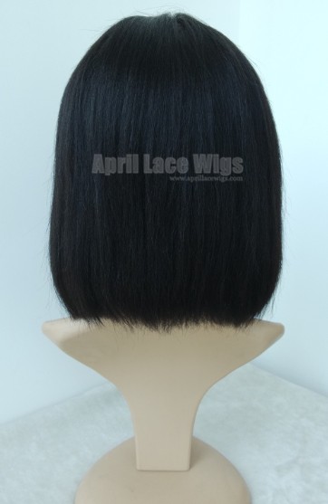 Blunt cut bob lace wig