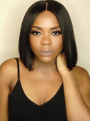 Blunt cut bob lace wig