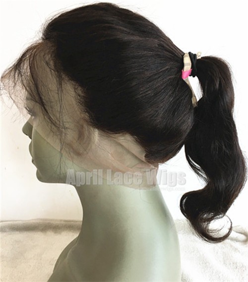 360 Lace Frontal Body Wave Brazilian Virgin ponytail