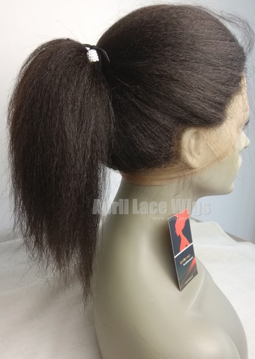 Italian yaki 360 frontal ponytail