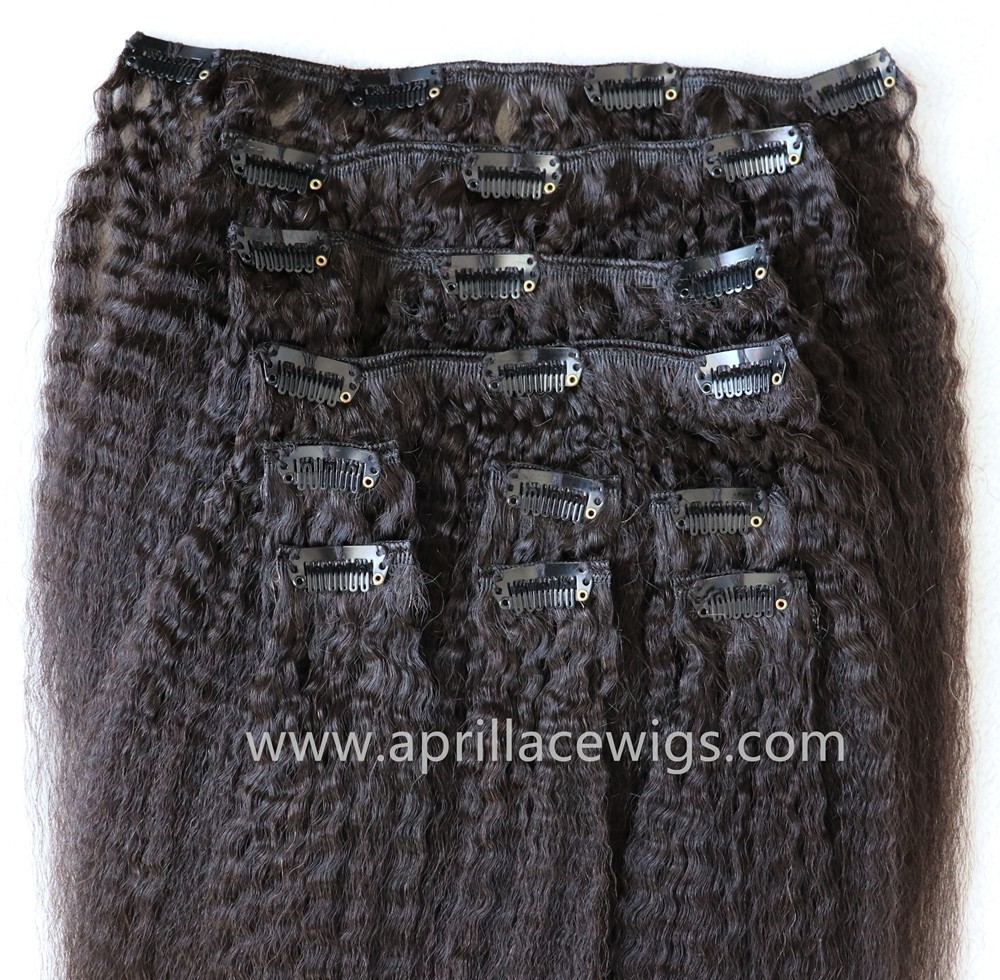 italian yaki hair, clip in extensions