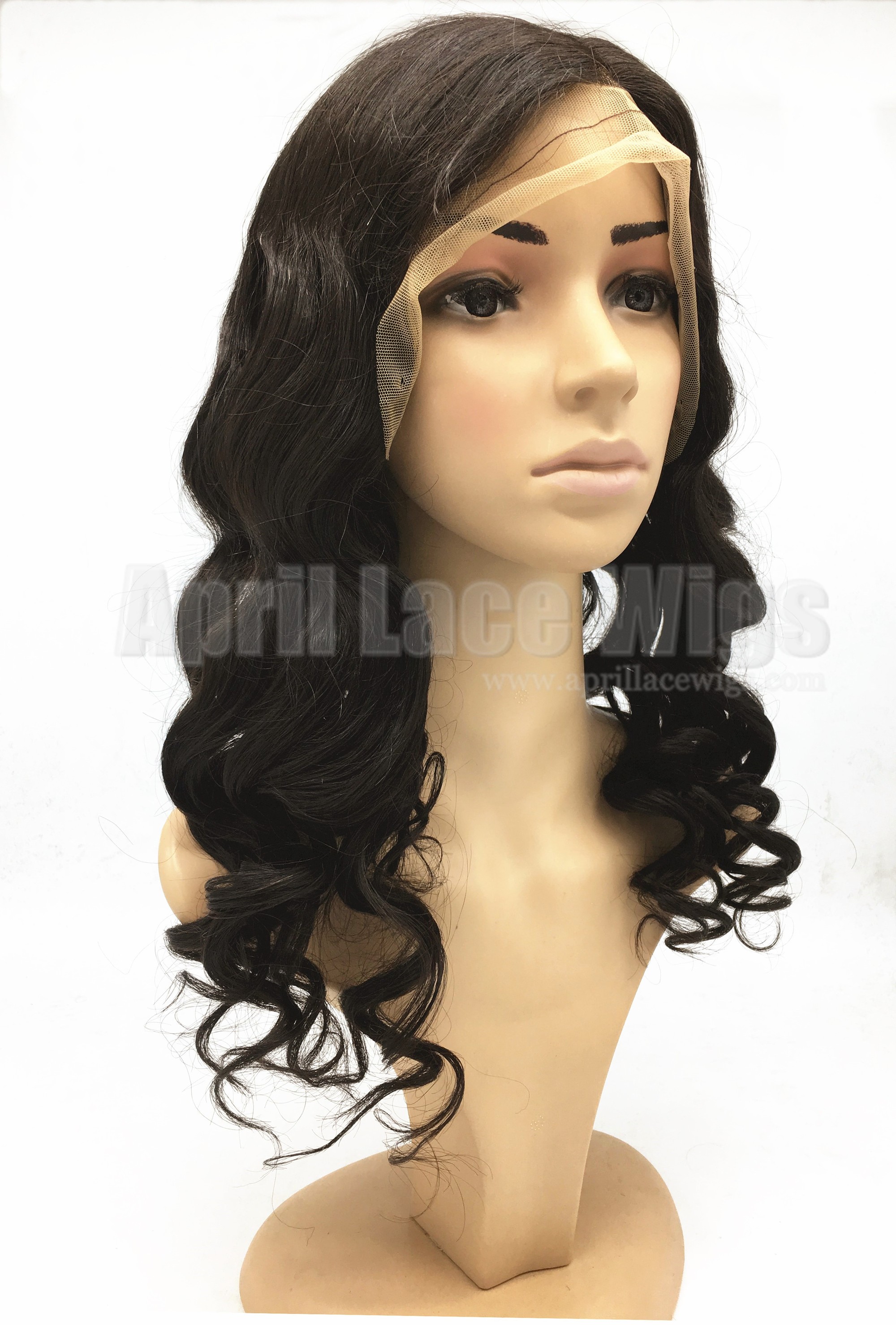 brazilian virgin loose ocean wave glueless wig