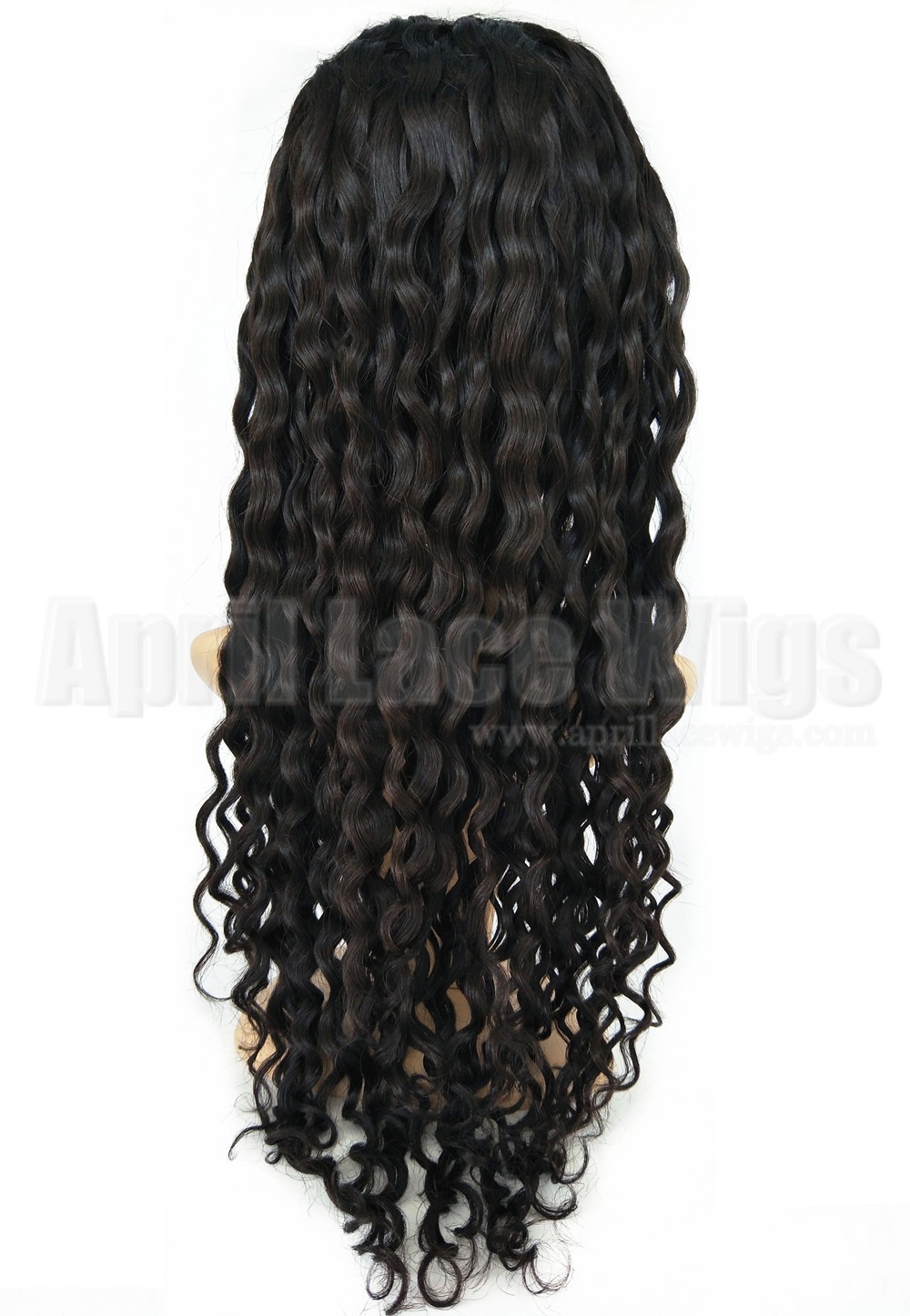 Chinese virgin Curly silk top full lace wig