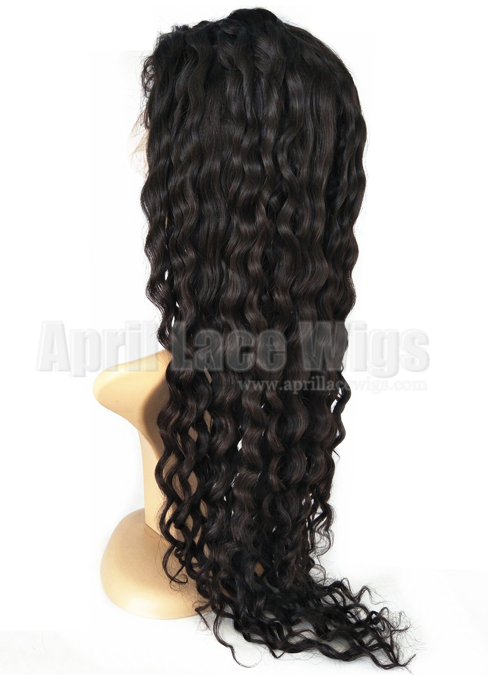 Chinese virgin Curly silk top full lace wig