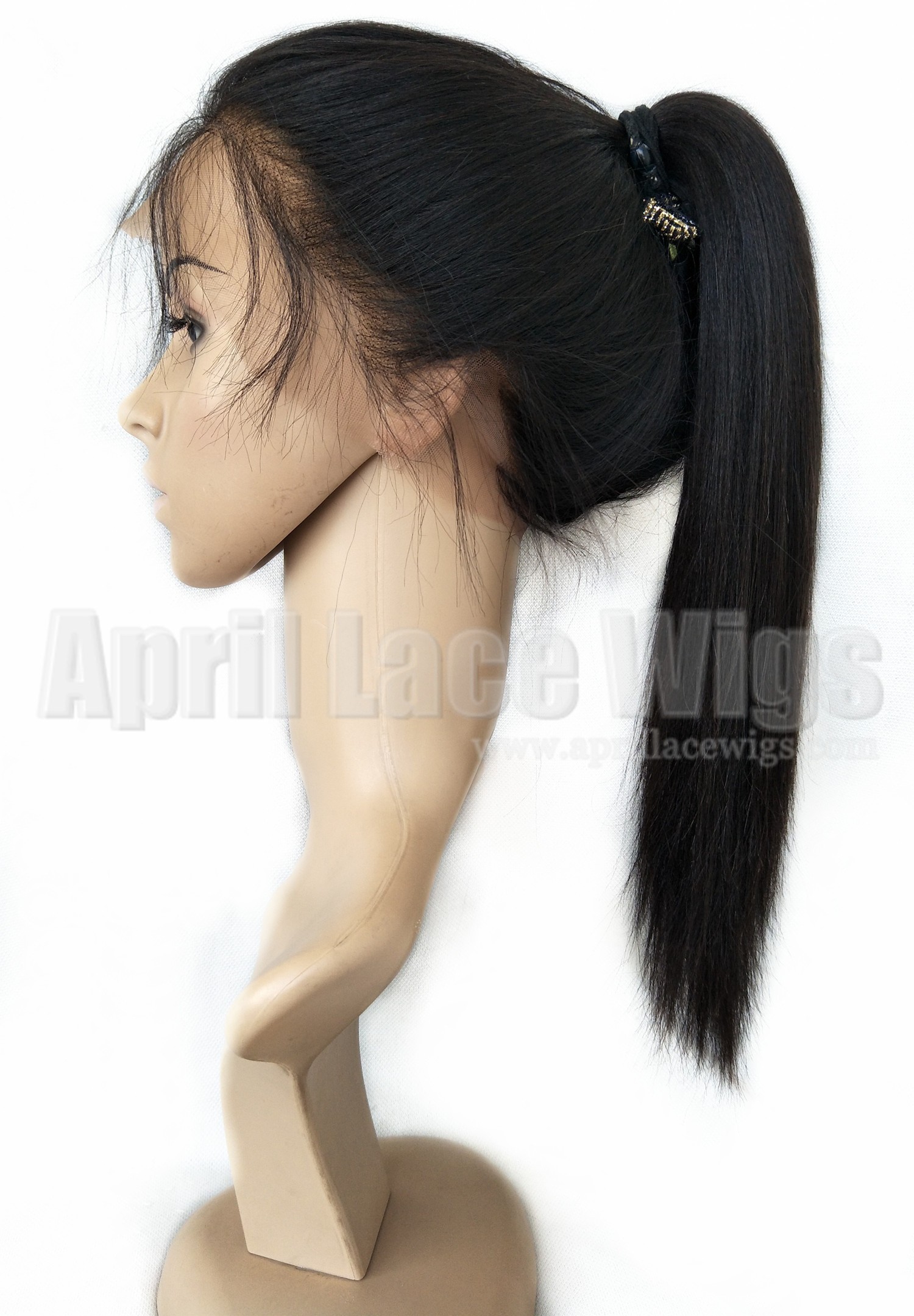 Chinese virgin light yaki 360 wig