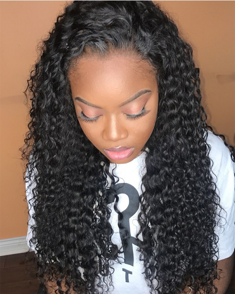 Spanish curly 360 lace wig