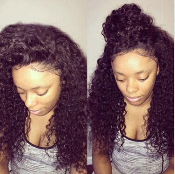 Spanish curly 360 glueless wig