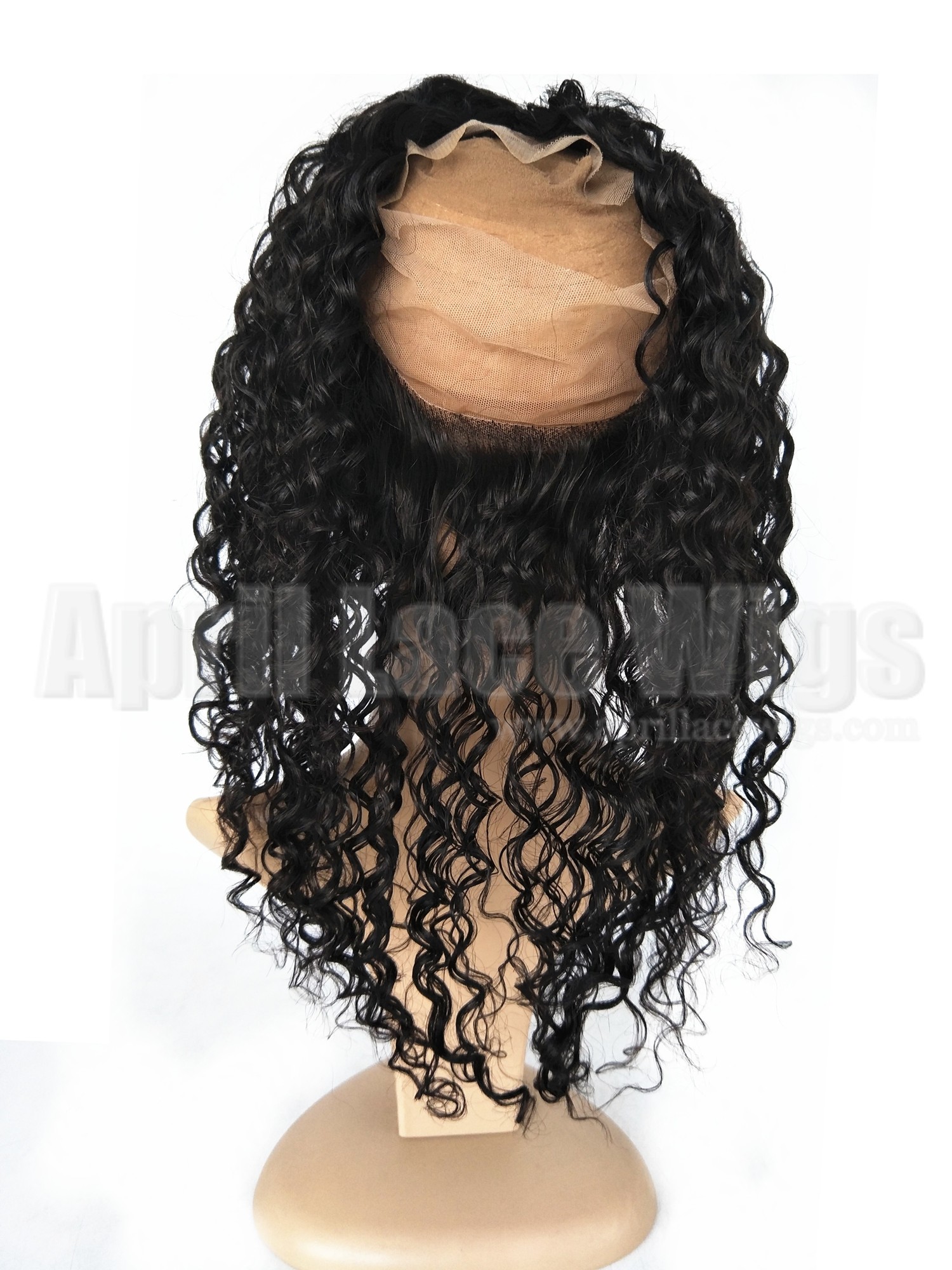 360 frontal wet wave brazilian virgin hair natural color