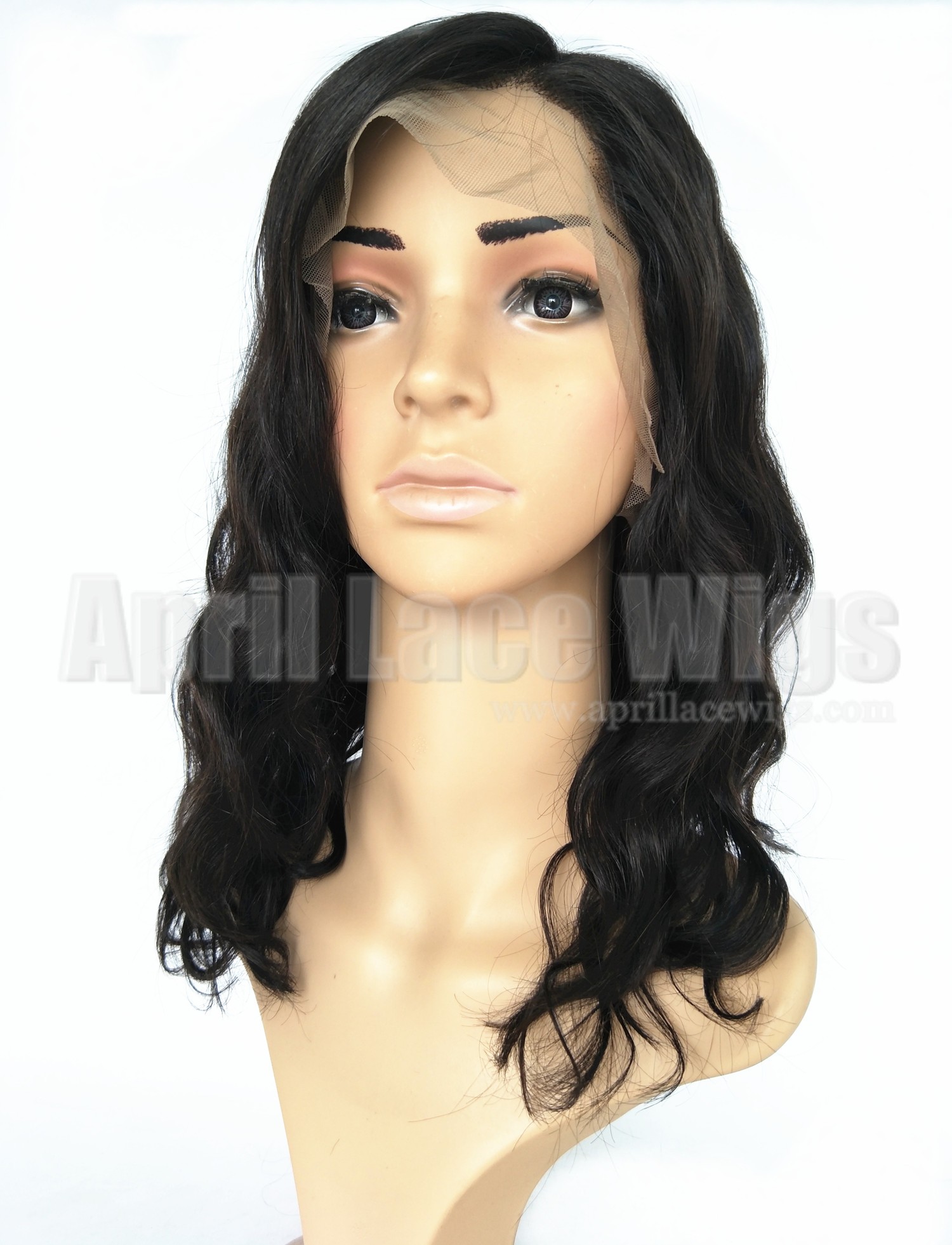 Brazilian virgin soft wavy 360 bob wig